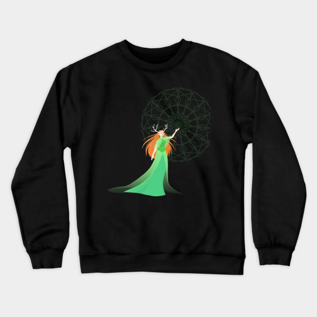 Keyleth Crewneck Sweatshirt by PandemiDoodles